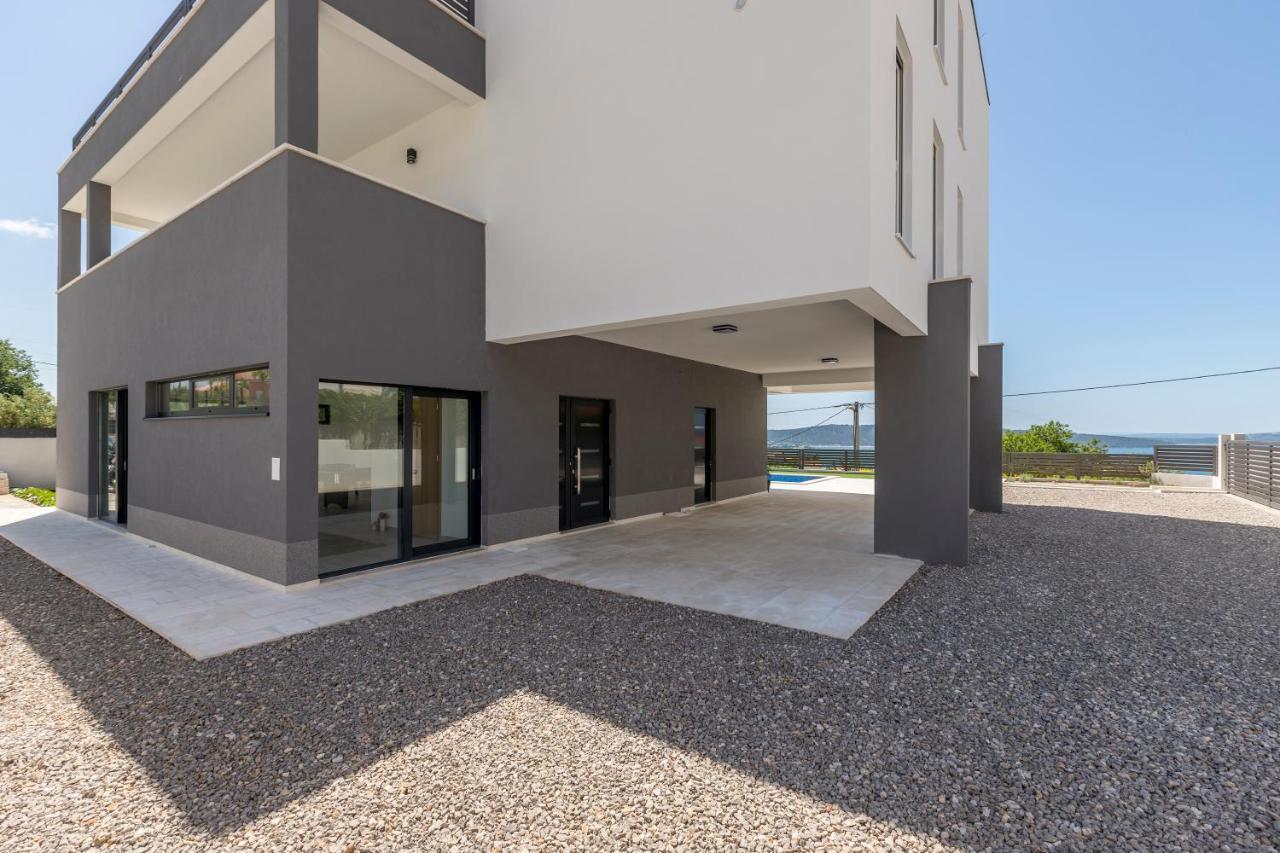 Luxury Villa La Nonna Ana - Heated Pool, Sea View, Near Split Каштела Екстер'єр фото