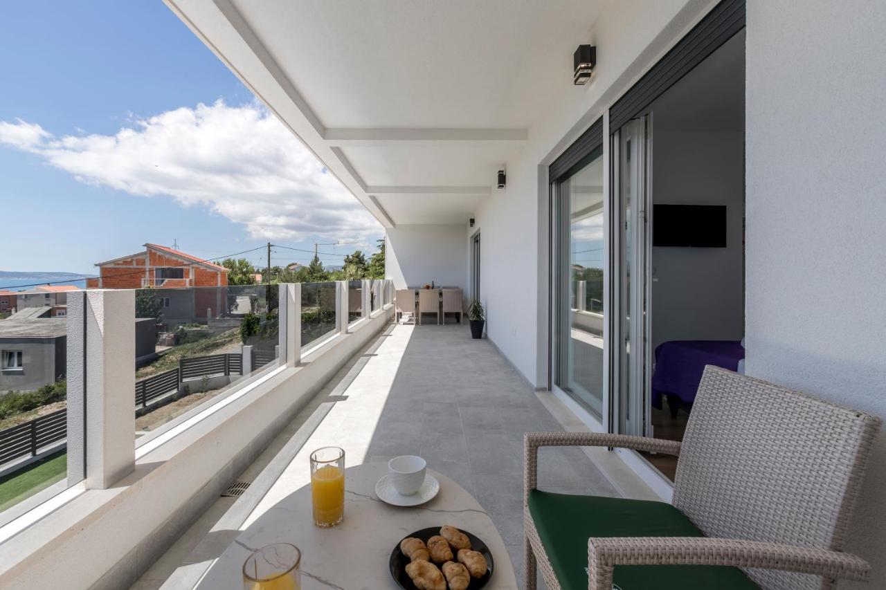 Luxury Villa La Nonna Ana - Heated Pool, Sea View, Near Split Каштела Екстер'єр фото