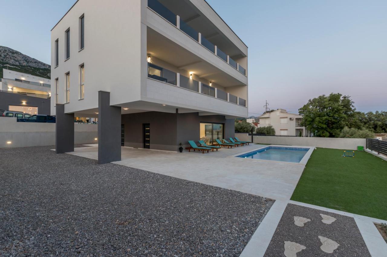 Luxury Villa La Nonna Ana - Heated Pool, Sea View, Near Split Каштела Екстер'єр фото
