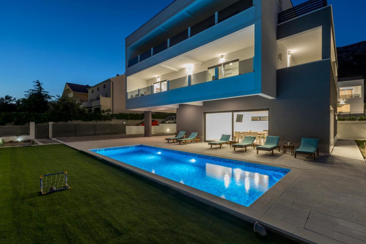 Luxury Villa La Nonna Ana - Heated Pool, Sea View, Near Split Каштела Екстер'єр фото