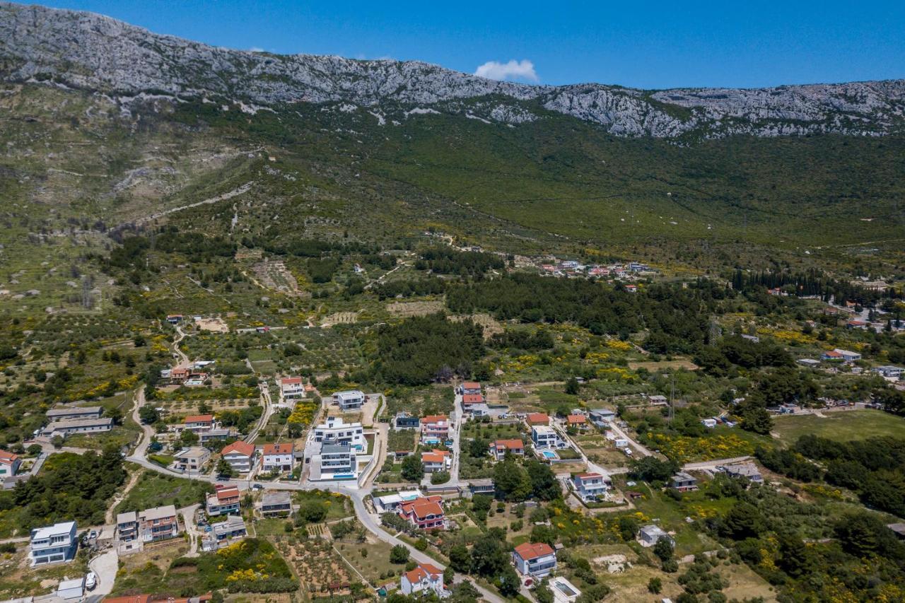 Luxury Villa La Nonna Ana - Heated Pool, Sea View, Near Split Каштела Екстер'єр фото
